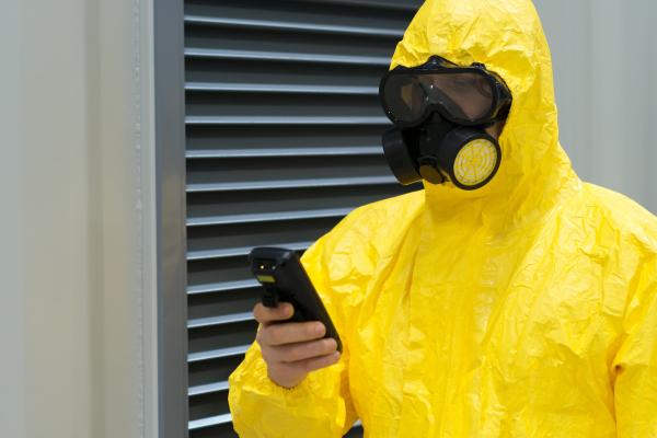 Woman in PPE